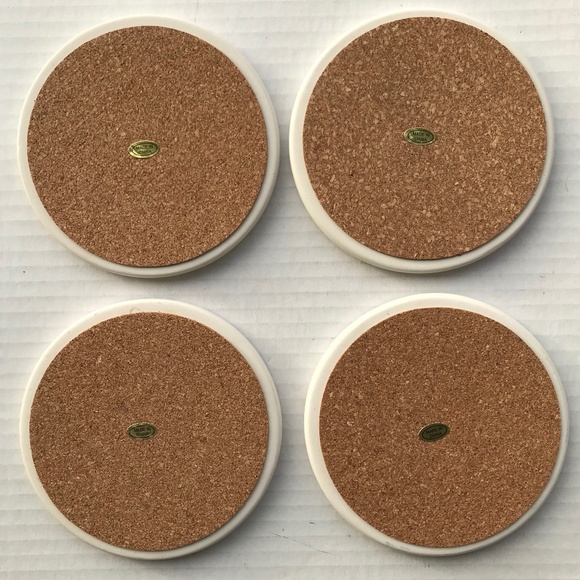 Kohl's Holiday Set Of 4 Christmas Snowman Coasters St Nicholas